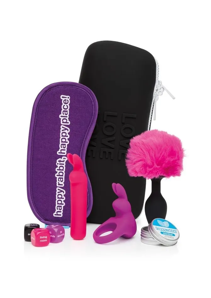 Vibrators Happy Rabbit Couples Rechargeable Silicone Pleasure Kit Happy Rabbit Vibrators Happy Rabbit Couples Rechargeable Silicone Pleasure Kit Happy Rabbit