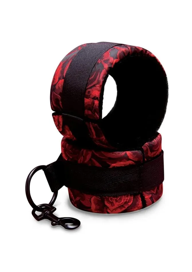 Couples Secret Kisses Rosegasm Cuffs with Satin Blindfold Secret Kisses