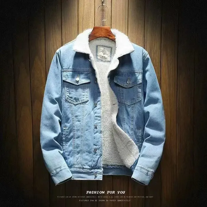 Female Sex Toys Mens winter denim cotton jacket cj