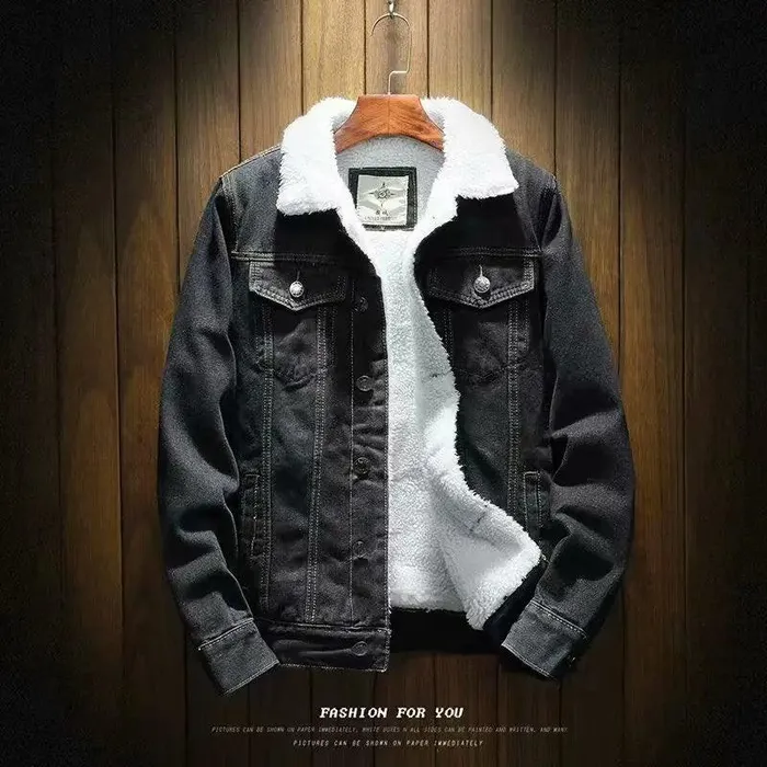 Female Sex Toys Mens winter denim cotton jacket cj