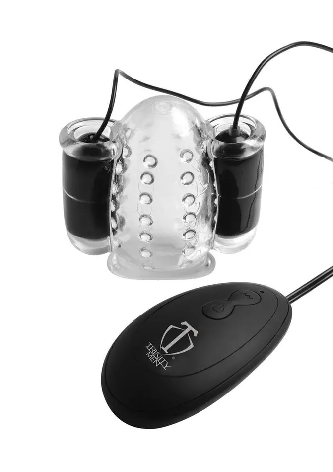 Female Sex Toys Trinity Men 20x Dual Vibrating Cock Teaser Trinity Men