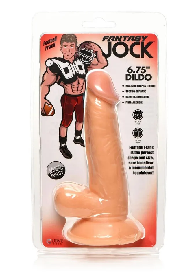 Jock Football Frank Dildo with Balls Jock Female Sex Toys