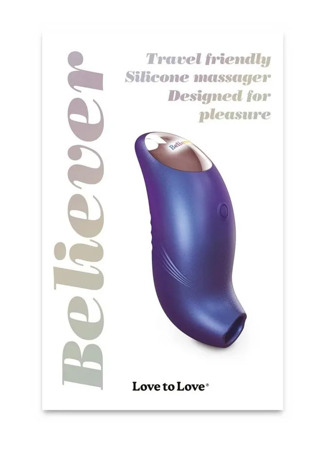 Love to Love Believer Rechargeable Silicone Clitoral Stimulator Iridescent Night Love to Love Female Sex Toys Love to Love Believer Rechargeable Silicone Clitoral Stimulator Iridescent Night Love to Love Female Sex Toys