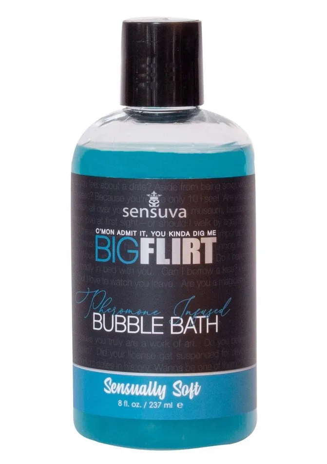 Male Sex Toys Big Flirt Big Flirt Pheromone Bubble Bath 8oz Sensually Soft