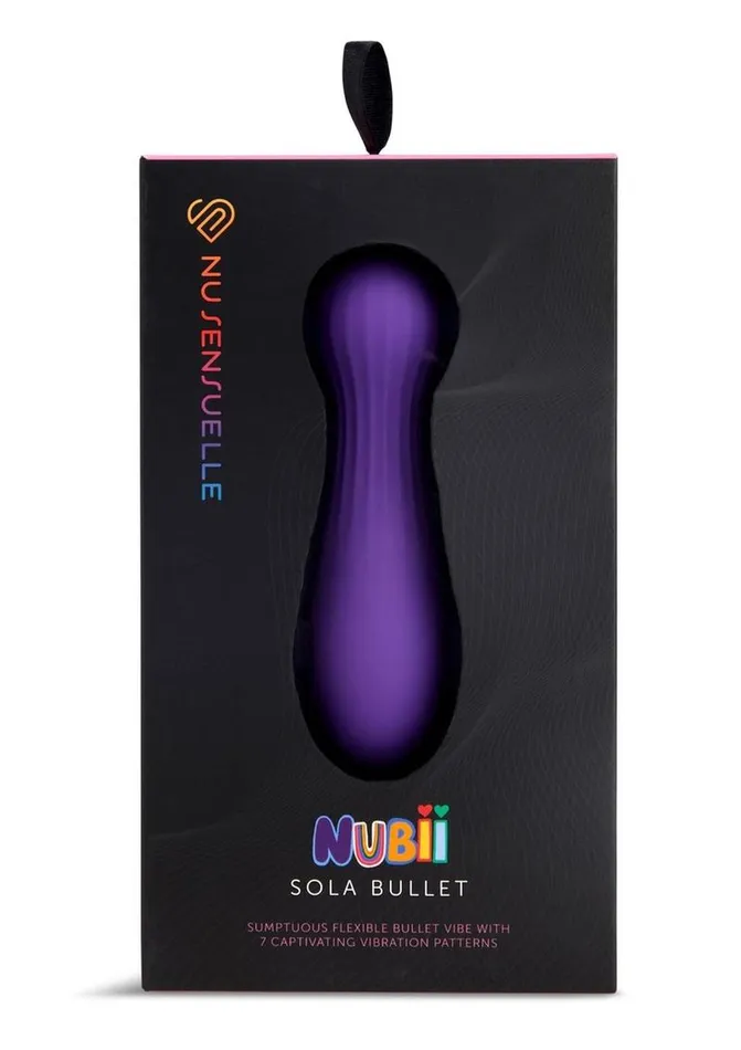 Nu Sensuelle Female Sex Toys Nu Sensuelle Sola Nubii Flexible Rechargeable Silicone Bullet