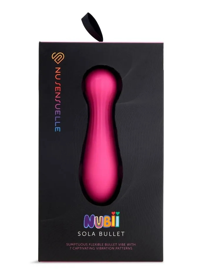 Nu Sensuelle Female Sex Toys Nu Sensuelle Sola Nubii Flexible Rechargeable Silicone Bullet