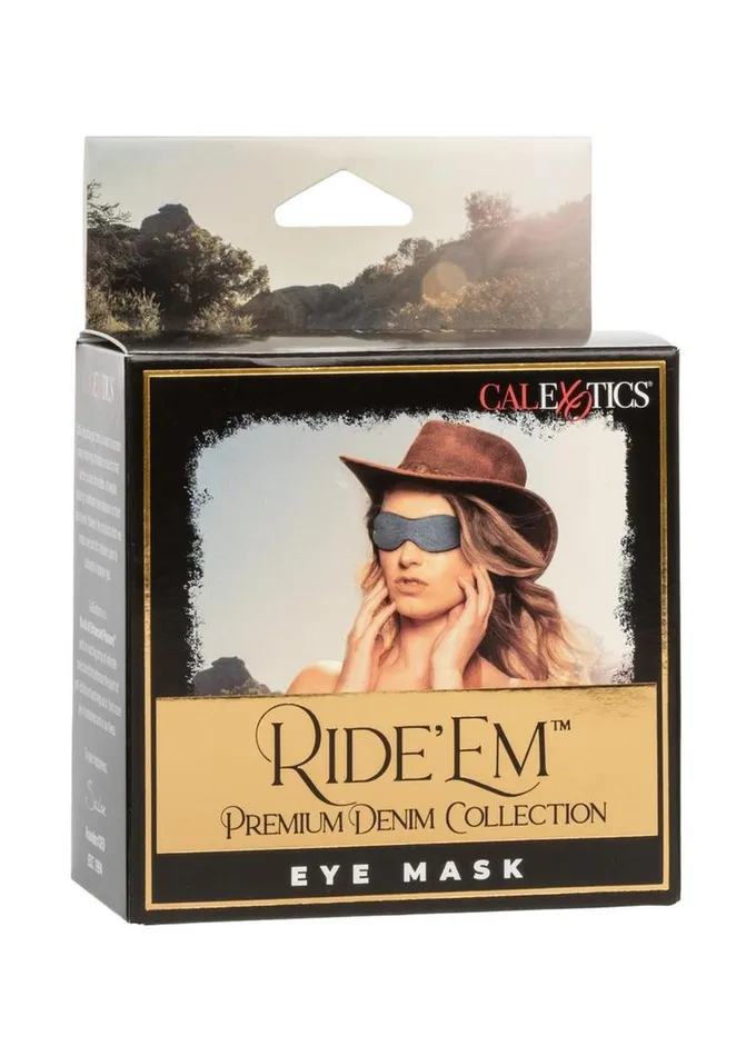 Ride Em Premium Denim Collection Eye Mask Ride em Vibrators