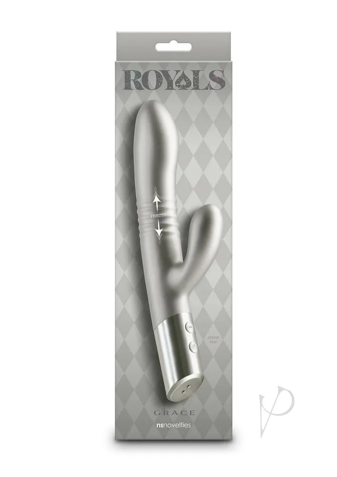 Royals Royals Grace Rechargeable Silicone Rabbit Vibrator Female Sex Toys