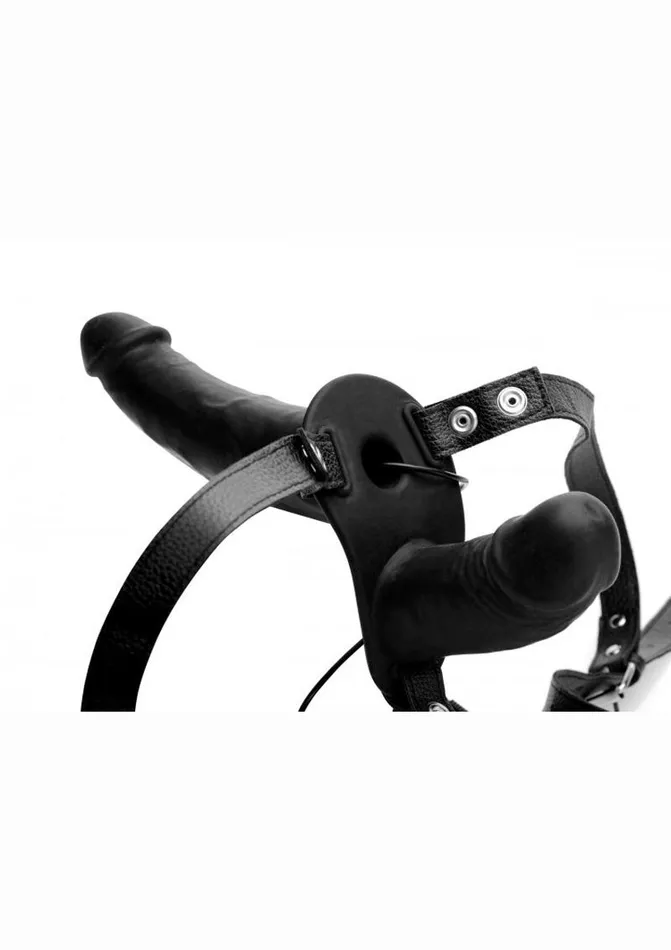 STRAP U Female Sex Toys Strap U Power Pegger Silicone Vibrating Double Pleasure 65in Dildo with Harness STRAP U Female Sex Toys Strap U Power Pegger Silicone Vibrating Double Pleasure 65in Dildo with Harness