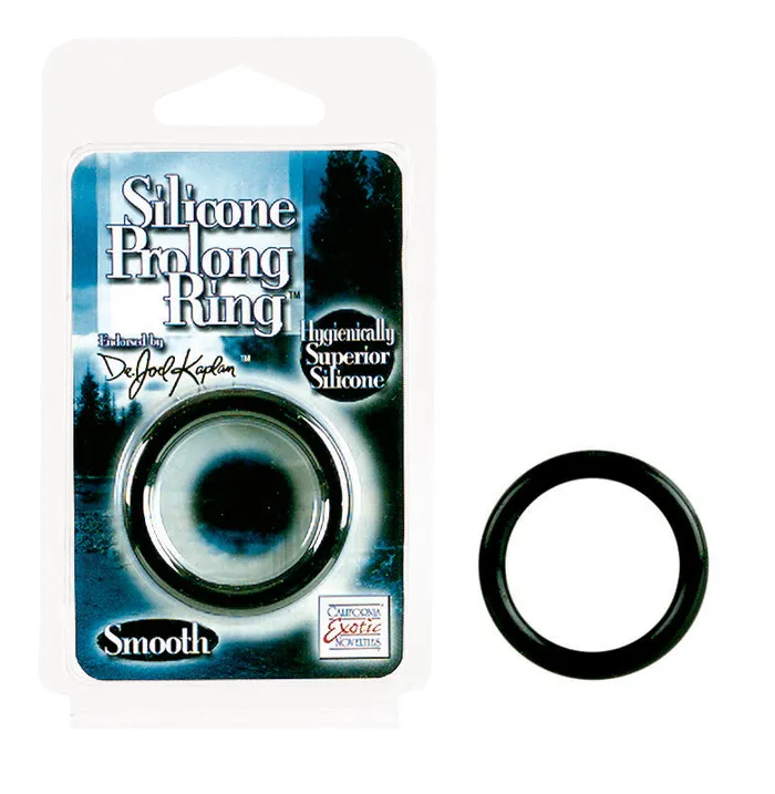 Anal CalExotics Dr Joels Silicone Prolong Ring Smooth Black