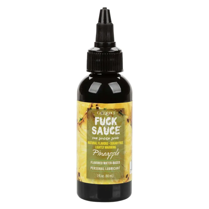 CalExotics Lubricants Fuck Sauce Flavored WaterBased Personal Lubricant 2 Oz Pineapple CalExotics Lubricants Fuck Sauce Flavored WaterBased Personal Lubricant 2 Oz Pineapple