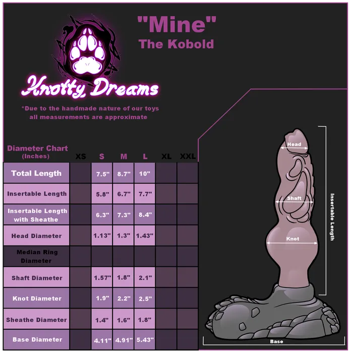 Dildos Knotty Dreams Project Mine the Kobold Small Firm