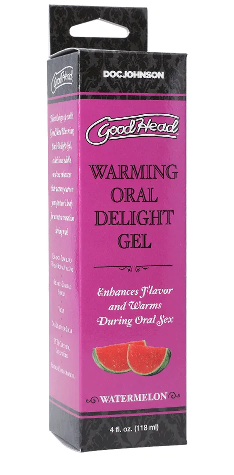 Enhancers Doc Johnson Goodhead Warming Oral Delight Gel Watermelon 4 Fl Oz Enhancers Doc Johnson Goodhead Warming Oral Delight Gel Watermelon 4 Fl Oz