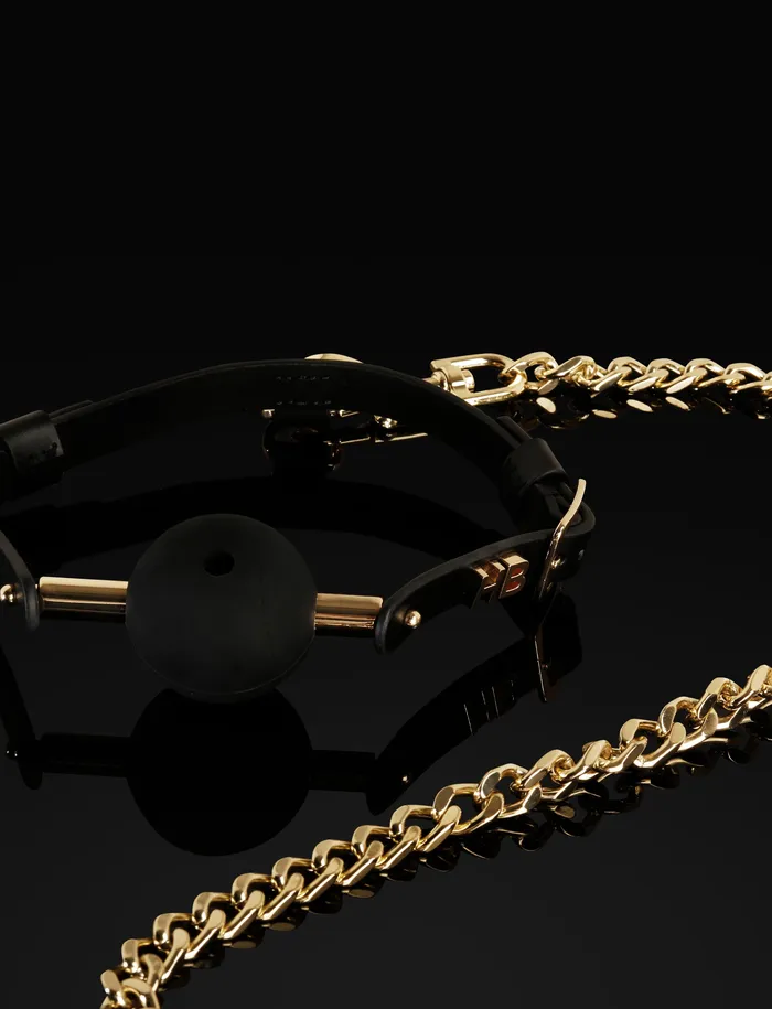 Fashion Fetish Leather Bridle Ball Gag Honey Birdette Couples