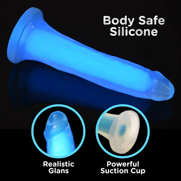 Lollicock 7 GlowInTheDark Silicone Dildo Blue Lollicock Dildos Lollicock 7 GlowInTheDark Silicone Dildo Blue Lollicock Dildos