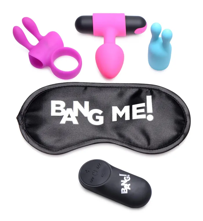 Male Sex Toys XR Brands Birthday Sex Kit CRing Plug CStim Bullet and Blindfold Male Sex Toys XR Brands Birthday Sex Kit CRing Plug CStim Bullet and Blindfold