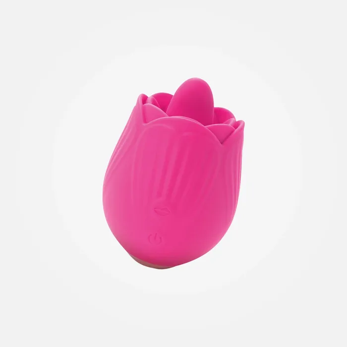 Rose Buddies The Rose Flix Pink Rechargeable Flicking Clitoral Stimulator Skins Vibrators