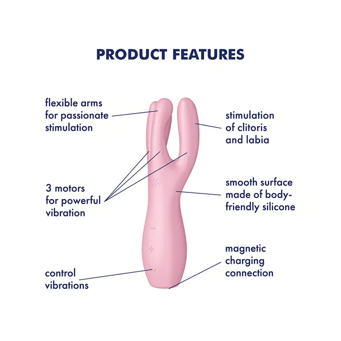 Satisfyer Threesome 3 Pink Satisfyer Vibrators