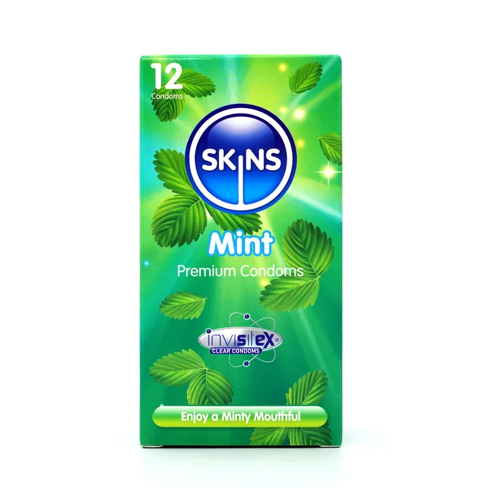 Skins Condoms Mint 12 Pack Skins Female Sex Toys