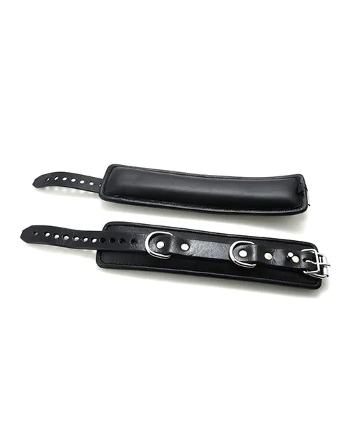665 Padded Locking Ankle Restraint Black 665 Anal