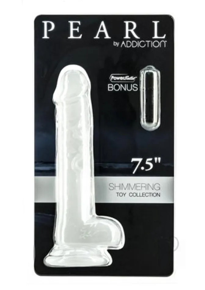 Addiction Dildos Addiction Pearl Dong 75in White