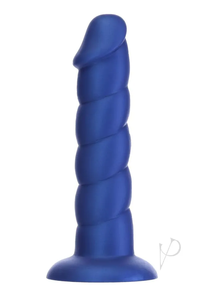 Addiction Fantasy Unicorn Silicone Dildo 8in Blue Addiction Dildos