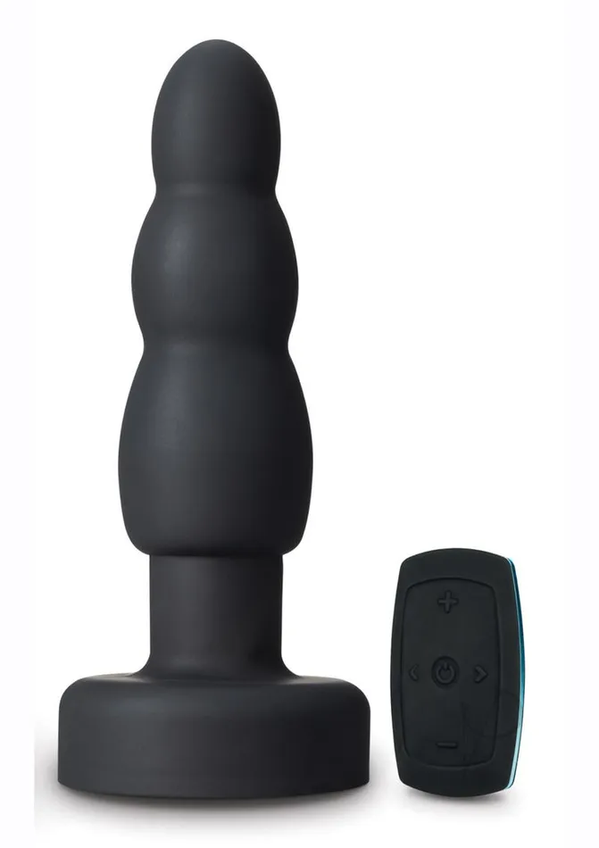 Anal Adventures Male Sex Toys Anal Adventures Platinum Propel Butt Plug with Remote Control Black Anal Adventures Male Sex Toys Anal Adventures Platinum Propel Butt Plug with Remote Control Black
