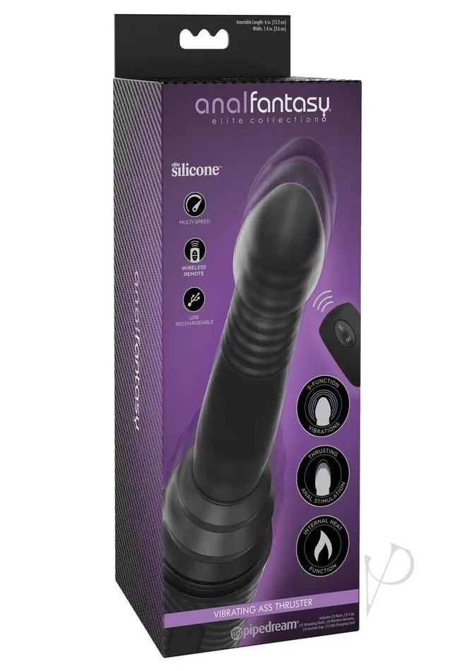 Anal Anal Fantasy Elite Collection Vibrating Ass Thruster Silicone Anal Probe with Remote Control Black Anal Fantasy Elite Anal Anal Fantasy Elite Collection Vibrating Ass Thruster Silicone Anal Probe with Remote Control Black Anal Fantasy Elite