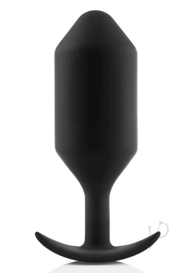 Anal B Vibe BVibe Snug Plug 6 Silicone Weighted Anal Plug Black