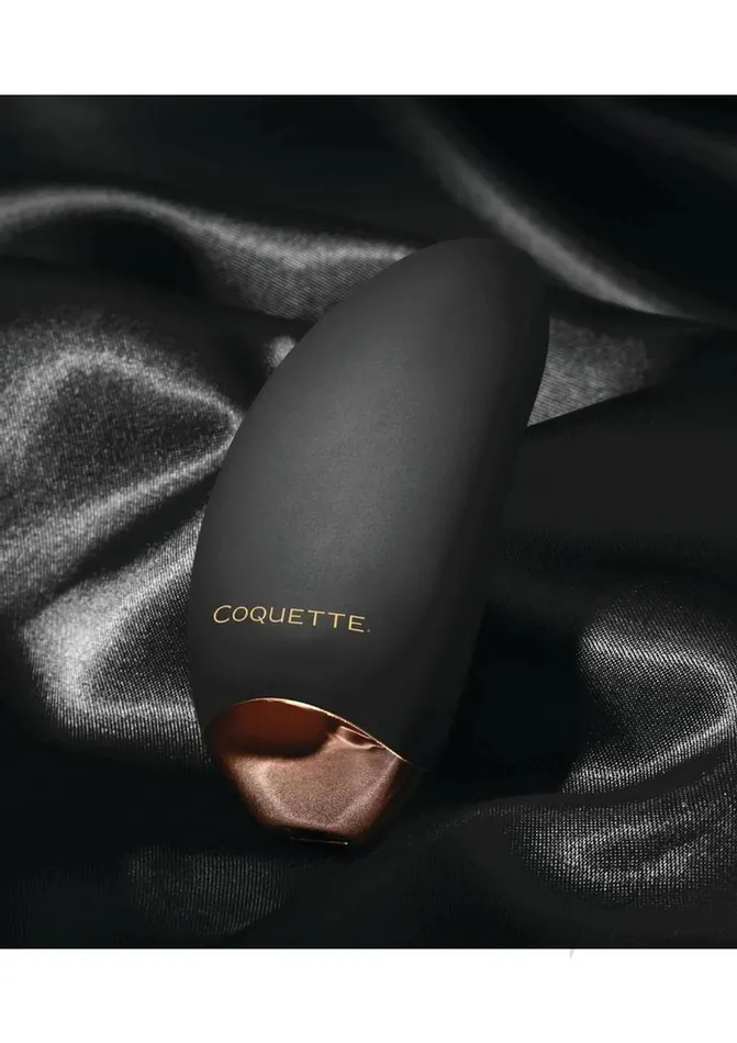 Anal Coquette Coquette The Lay Me Down Rechargeable Silicone Massager BlackGold Anal Coquette Coquette The Lay Me Down Rechargeable Silicone Massager BlackGold