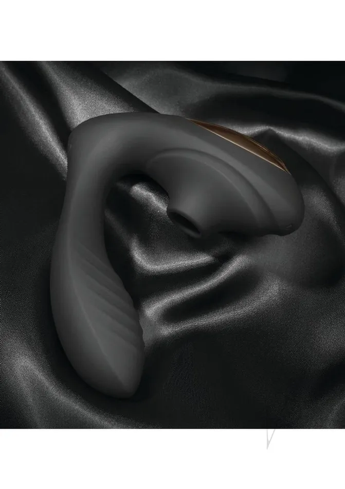 Anal Coquette Coquette The Lay Me Down Rechargeable Silicone Massager BlackGold Anal Coquette Coquette The Lay Me Down Rechargeable Silicone Massager BlackGold