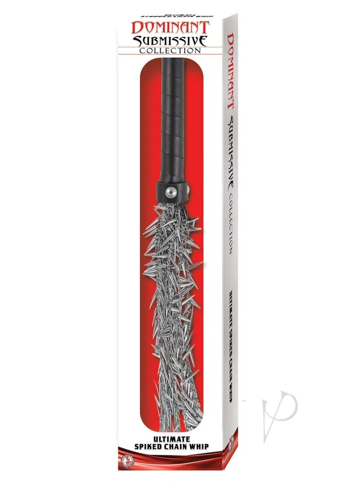 Anal Dominant Submissive Dominant Submissive Collection Ultimate Spiked Chain Whip Silver Anal Dominant Submissive Dominant Submissive Collection Ultimate Spiked Chain Whip Silver