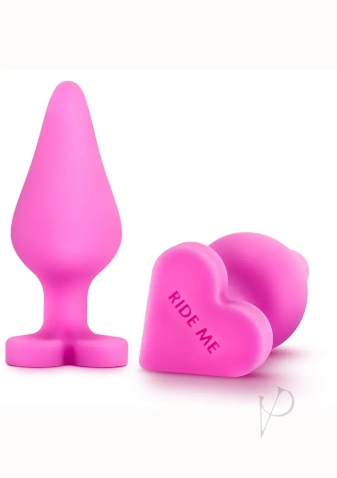 Anal Play With Me Play with Me Naughtier Candy Heart Ride Me Silicone Butt Plug Pink Anal Play With Me Play with Me Naughtier Candy Heart Ride Me Silicone Butt Plug Pink
