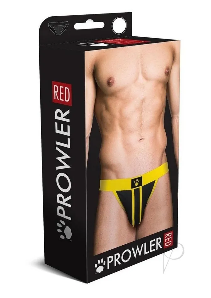 Anal Prowler RED AssLess Jock XL YellowBlack Prowler Red