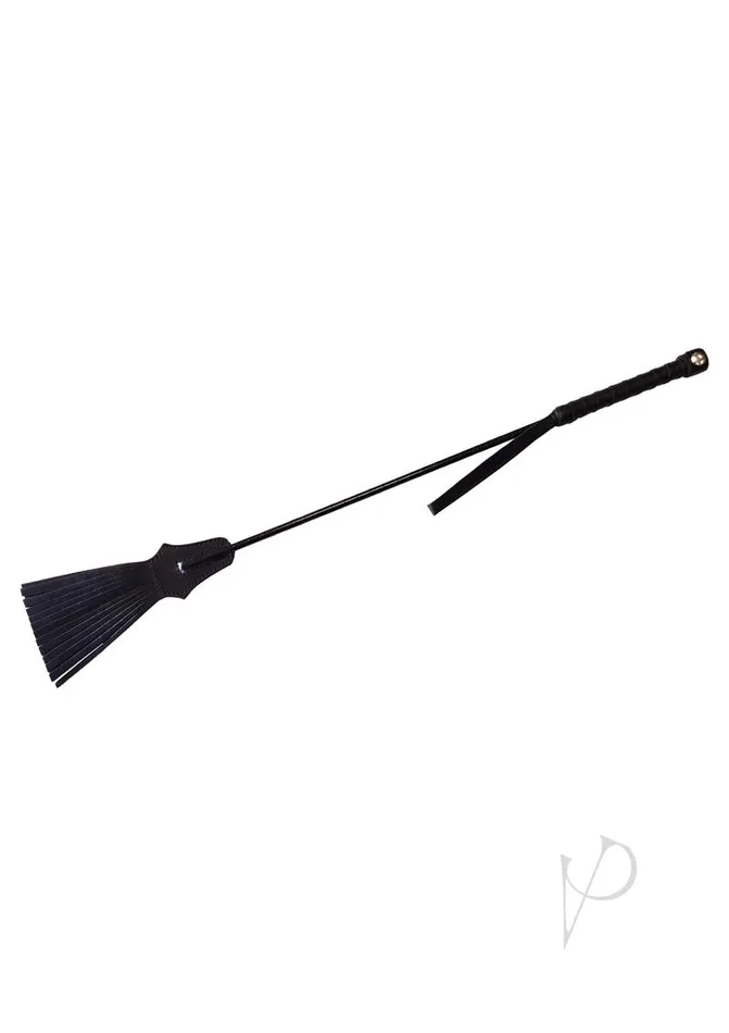 Anal Rouge Rouge Fifty Times Hotter Tassel Riding Crop Black