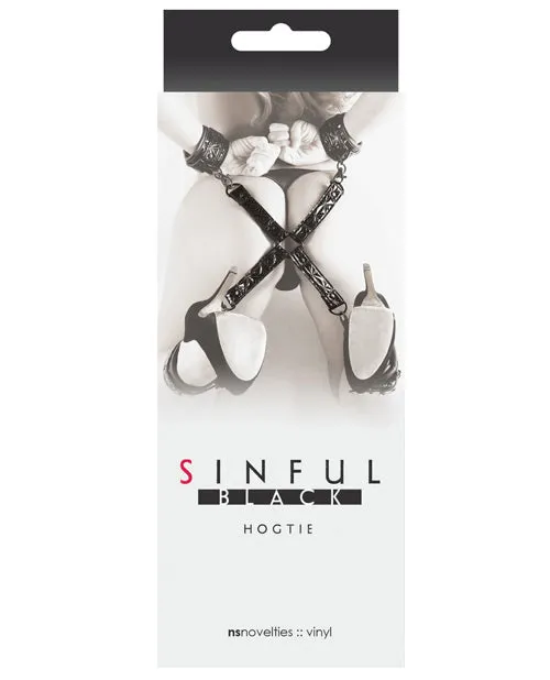Anal Sinful By Ns Novelties Sinful Hogtie Restraint Black Anal Sinful By Ns Novelties Sinful Hogtie Restraint Black