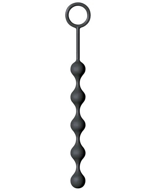 Anal The 9s The 9s S Drops Silicone Anal Beads Black Anal The 9s The 9s S Drops Silicone Anal Beads Black