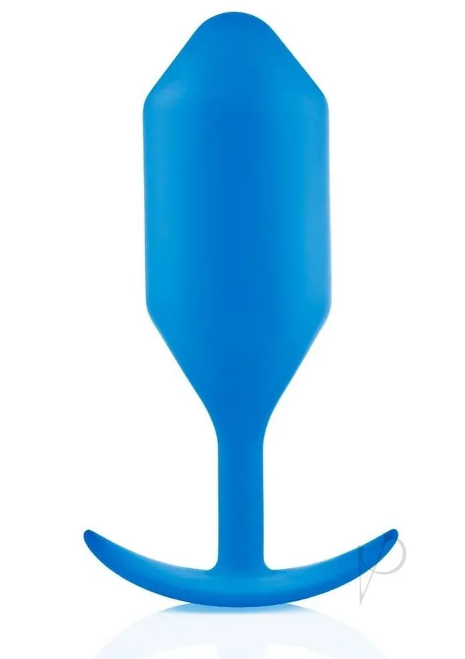 B Vibe Anal BVibe Snug Plug 5 Silicone Weighted Anal Plug Blue
