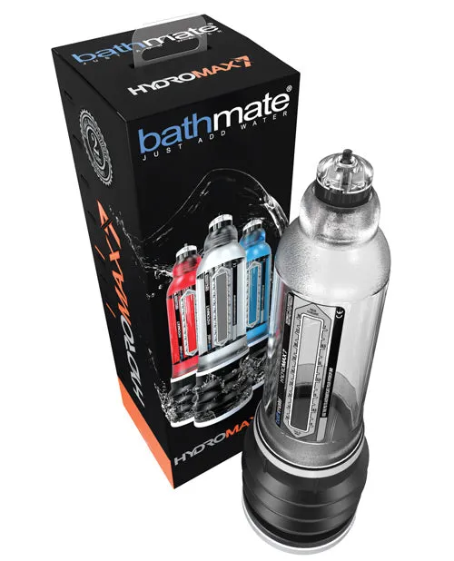 Bathmate Male Sex Toys Hydromax7 Penis Pump Clear