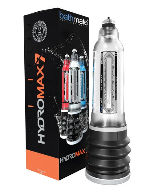 Bathmate Male Sex Toys Hydromax7 Penis Pump Clear