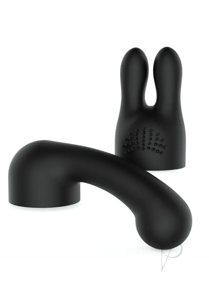 Bodywand Bodywand Curve Silicone GSpot and Clitoral Attachment Set Black Female Sex Toys Bodywand Bodywand Curve Silicone GSpot and Clitoral Attachment Set Black Female Sex Toys
