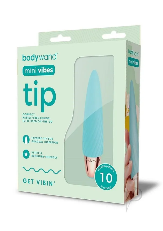 Bodywand Bodywand Mini Vibes Tip Rechargeable Silicone Vibrator Green Female Sex Toys Bodywand Bodywand Mini Vibes Tip Rechargeable Silicone Vibrator Green Female Sex Toys