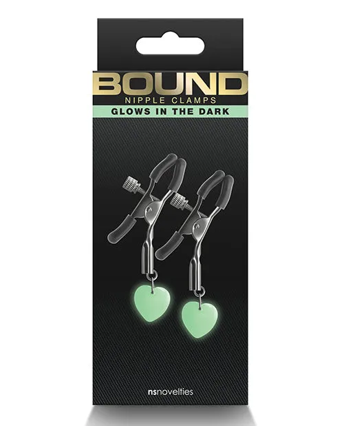 Bound Nipple Clamps G3 Iron Glow in the Dark Gray Bound Female Sex Toys Bound Nipple Clamps G3 Iron Glow in the Dark Gray Bound Female Sex Toys