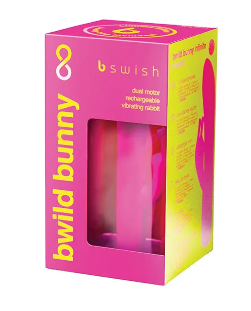Bwild Infinite Classic Limited Edition Bunny Sunset Pink B Swish Vibrators Bwild Infinite Classic Limited Edition Bunny Sunset Pink B Swish Vibrators