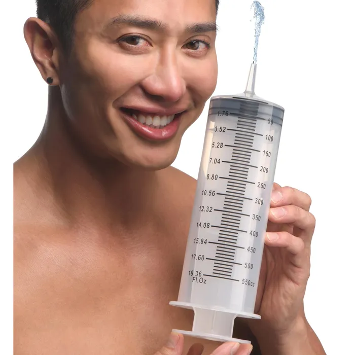 CleanStream Male Sex Toys Enema Syringe with Tube