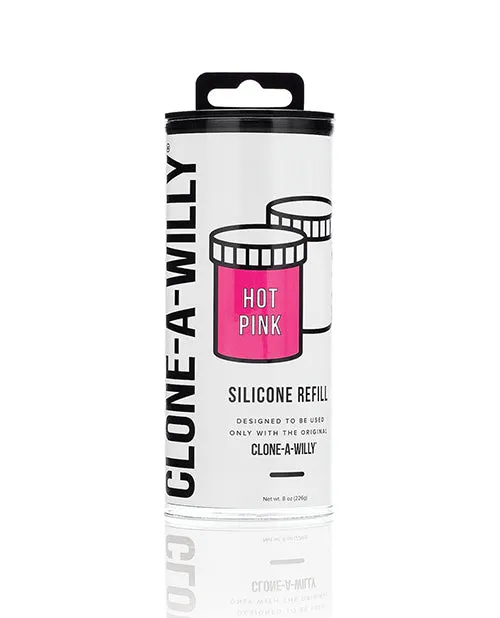 Clone A Willy Vibrators CloneAWilly Silicone Refill Hot Pink