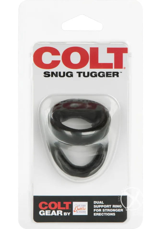 COLT Snug Tugger Cock Ring Black Colt Male Sex Toys