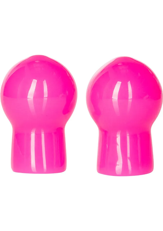 Couples Nipple Play Advanced Nipple Suckers Pink Nipple Play