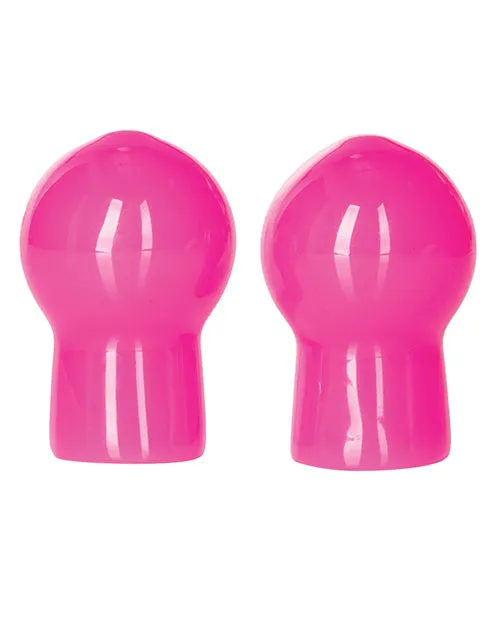 Couples Nipple Play Advanced Nipple Suckers Pink Nipple Play
