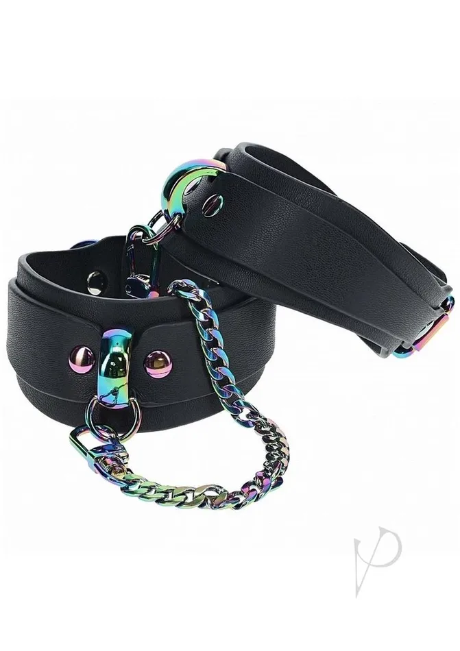 Couples Ouch Ouch Venice Collection Leg Cuffs Black